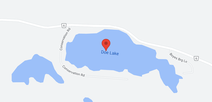 map of 2532 DOE LAKE ROAD